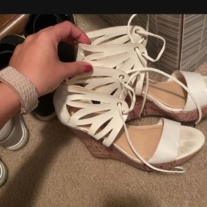 White wedges